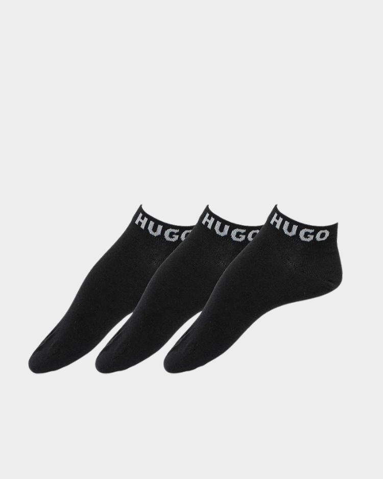גרביים שחורות קצרות לגברים של HUGO