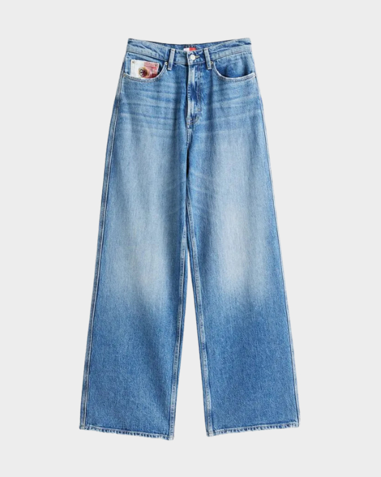ג'ינס נשים בגזרה רחבה Tommy Hilfiger Claire High Rise Wide Leg דגם DW0DW21293