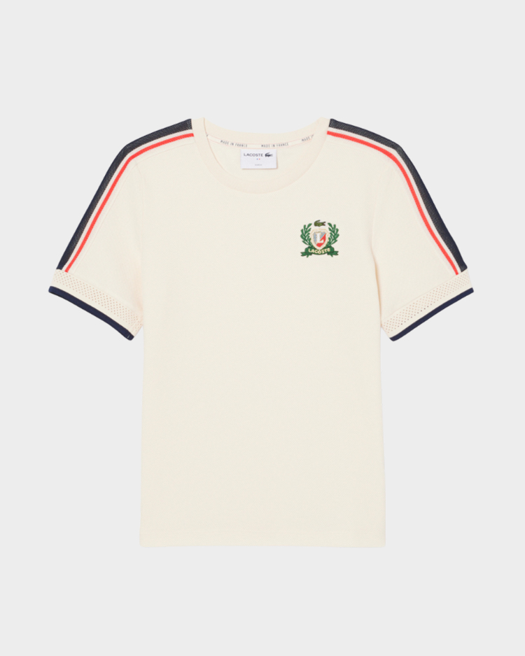חולצת טי פיקה מרקם לנשים מבית Lacoste