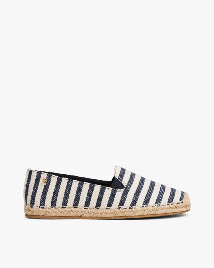 סנדלי אספדריל מפוספסים WOMEN'S TOMMY HILFIGER