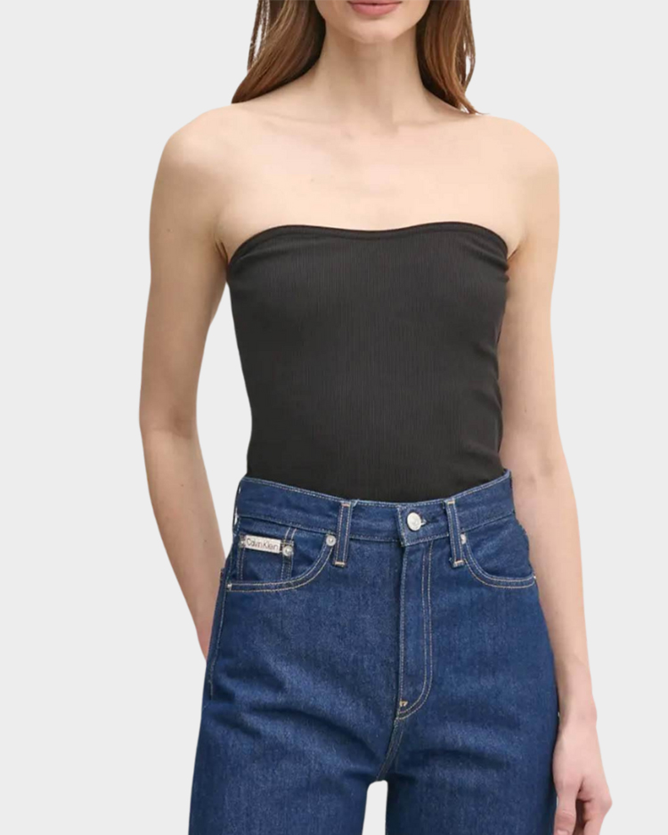 חולצת טי ארוגה ללא שרוולים WOMEN'S CALVIN KLEIN