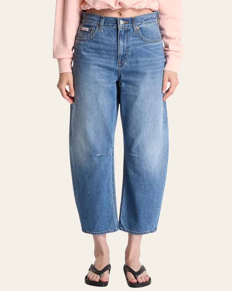 ג'ינס בגזרת Mom CALVIN KLEIN