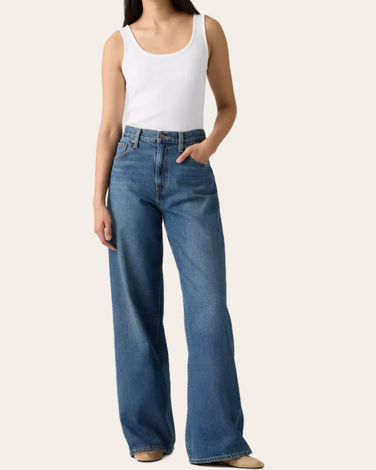 ג'ינס רחב לנשים בגזרת Cinch LEVI'S