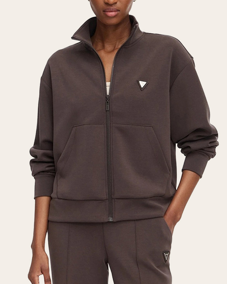 סווטשירט עם צווארון גבוה WOMEN'S GUESS
