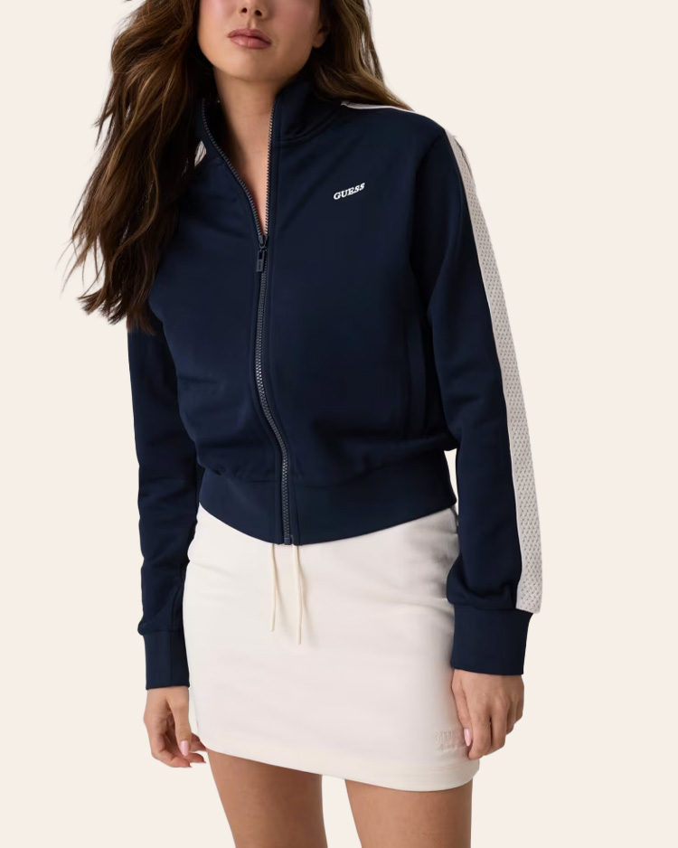 סווטשירט עם פסים בצדדים WOMEN'S GUESS