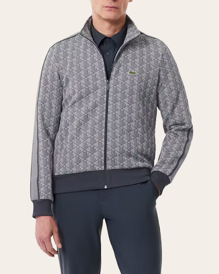 ז'קט טרנינג גברים עם רוכסן LACOSTE